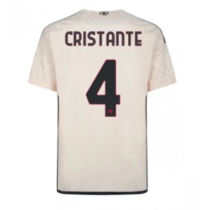 AS Roma Bryan Cristante #4 Replika Udebanetrøje 2023-24 Kortærmet